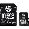 HP microSDHC (Class 10) 8GB + SD адаптер (SDU8GBHC10HP-EF)