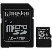 Kingston microSDHC UHS-I (Class 10) 32GB + адаптер (SDC10G2/32GB)