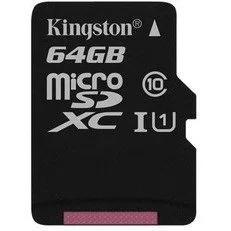 Kingston microSDXC UHS-I (Class 10) 64GB (SDC10G2/64GBSP)
