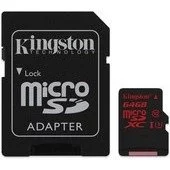 Kingston microSDXC UHS-I U3 (Class 10) 64GB (SDCA3/64GB)