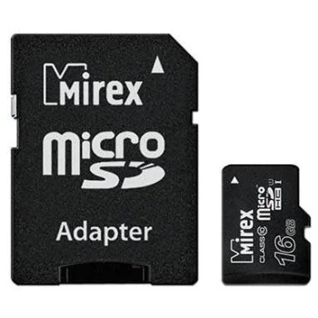 Mirex microSDHC UHS-I (Class 10) 16GB + адаптер