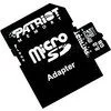 Patriot microSDHC (Class 10) 8Gb + адаптер (PSF8GMCSDHC10)