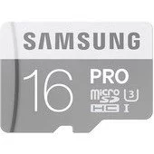 Samsung Pro microSDHC UHS-I U3 Class 10 16GB (MB-MG16EA)