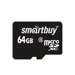 Smart Buy microSDXC (Class 6) 64Gb + SD адаптер