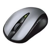 Microsoft Wireless Notebook Laser Mouse 7000 Silver-Black