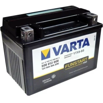Varta YTX9-4. YTX9-BS 508 012 008 (8 А/ч)