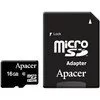 Apacer microSDHC (Class 10) 16GB + адаптер (AP16GMCSH10-R)