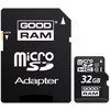 GOODRAM microSDHC UHS-I U1 Class 10 32GB + адаптер (SDU32GHCUHS1AGRR10)