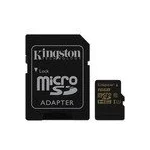 Kingston microSDHC UHS-I (Class 10) 16GB + SD адаптер (SDCA10/16GB)