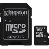Kingston microSDHC 8 Гб (SDC4/8GB)