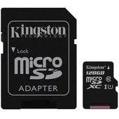 Kingston microSDXC UHS-I (Class 10) 128GB + адаптер (SDC10G2/128GB)