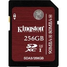 Kingston SDXC UHS-I U3 256GB (SDA3/256GB)