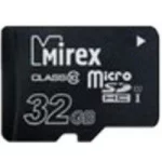 Mirex microSDHC 32Gb Class 10 UHS-I U1 (13612-MCSUHS32)