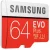 Samsung EVO+ microSDXC 64GB + адаптер (MB-MC64GA)