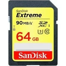 Sandisk Extreme SDXC Class 10 64GB (SDSDXNE-064G-GNCIN)