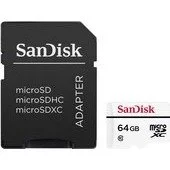 Sandisk microSDXC Class 10 + адаптер 64GB (SDSDQQ-064G-G46A)