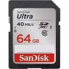 Sandisk Ultra SDXC Class 10 64GB (SDSDUN-064G-G46)