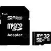 Silicon-Power microSDHC (Class 4) 32GB + адаптер (SP032GBSTH004V10-SP)