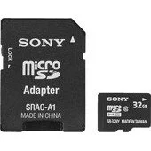 Sony microSDHC (Class 10) 32GB + адаптер (SR32NYAT)