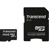 Transcend microSDXC Premium Class 10 64GB + адаптер (TS64GUSDXC10)