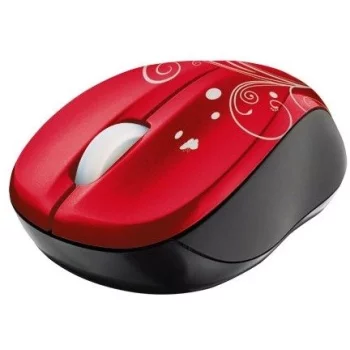 Trust Vivy Wireless Mini Mouse Red swirls USB