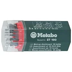 Metabo 627190000 18 предметов
