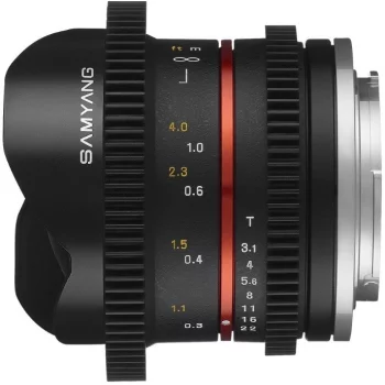 Samyang 8mm T3.1 V-DSLR UMC Fish-eye II Canon M