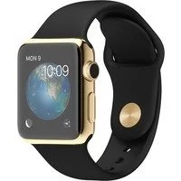Apple Watch Edition 38mm Yellow Gold with Black Sport Band (MKL52)