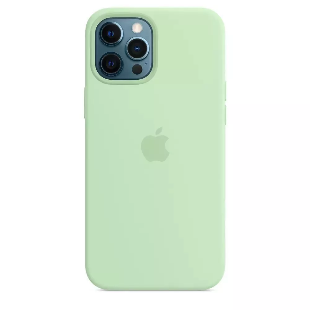 Apple Чехол с цветной анимацией для iPhone 12 Pro Max Slicone Case MagSafe  Pistachio (Slicone Case MagSafe iPhone 12 Pro Max)